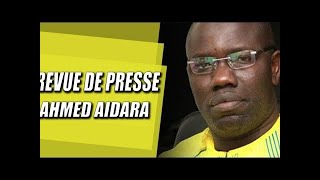 Revue de Presse wolof avec  Ahmed Aidara