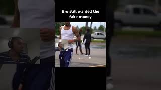 Bro still wanted the fake money #prank #funny #comedy #ishowspeed #speed #prankkids #prank