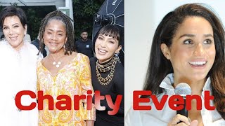 Meghan Markle's Mother and the Kardashian at a charity Event #meghanmarkle #kardashianfamily