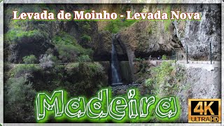 Levada de Moinho to Levada Nova Amazing waterfall Madeira dji mini 2 4k video Janek włóczykij