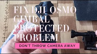 Gimbal Protected Error on DJI Osmo Pocket? Easy Fixes Revealed!