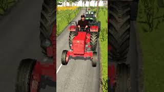 ❤️ Indian tractor #gaming  Mahindra 575 bhumiputra short tractor