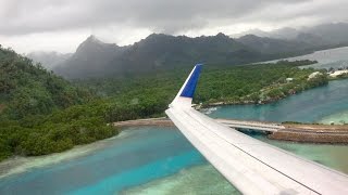 6 Takeoffs & Landings United Airlines Island Hopper - Honolulu to Guam