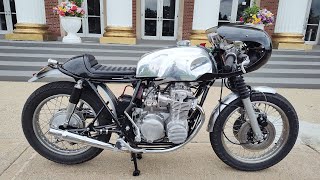 Cafe Racer Build Completed,  Classic Honda CB550 Supersport, moto nisto #17