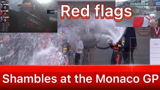 Carnage at the Monaco GP red bull came out on top