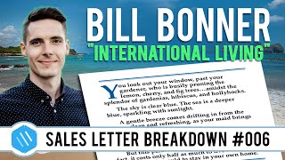 Bill Bonner - Agora Financial | "International Living" Sales Letter Breakdown (6/100)