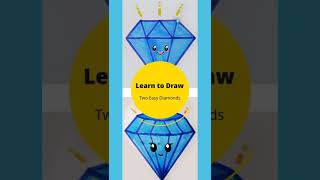 Draw Diamonds💎 #shorts #drawingwithdidi #easydrawing #drawingforbeginners#drawing #youtubeshorts