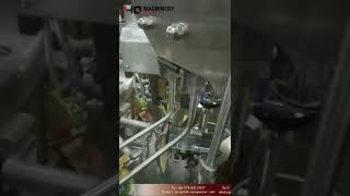 standup pouch packaging machine for snacks|bagging machine with bag feeder conveyor|YQ machinery