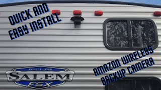 Installing a backup camera for RV Plus a magic trick