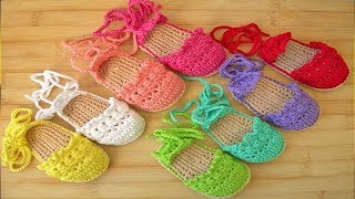 ESCARPINES DE BEBES / TEJIDOS A CROCHET / IMAGENES