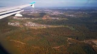 EUROWINGS FLUG THESSALONIKI STUTTGART EW2683 22.10.23 mit Landeanflug Stuttgart (3)