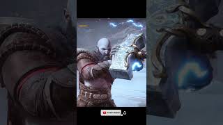 Can Kratos lift the Mjolnir? Krotos vs thor #godofwar #thor #gaming