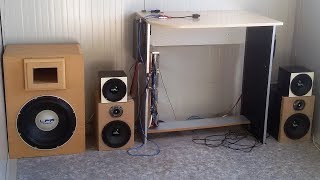 Little Test Of My Room Setup | 1 15" Sub  On 1K | 4 Speakers & 2 Tweeters on 180 W