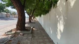 Beautiful Oman walking under the cool weather 20 degrees