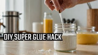 Don't buy super glue, make it yourself in 2 minutes from vinegar!