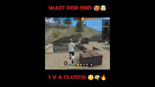 ।। IMPOSSIBLE 1v4 CLUTCH 🔥😱 MAC-10 ।। #short #shorts #freefire