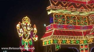 Uthralikavu Pooram 2012 Kootti Ezhunnallathu at evening