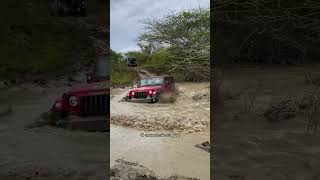 thar off road 🔥 thar water test ⚜️🔥 #mahindrathar #thar #tharmodified #modifiedthar #offroad