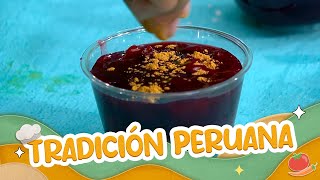 Chaski nos sorprende con una riquísima mazamorra morada para chuparse los dedos