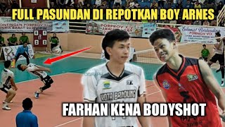 FARHAN HALIM kena Bodyshot, BOY ARNES ngamuk | PORPROV JAWA BARAT 2022