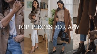 KEY PIECES FOR AUTUMN | LOOKBOOK