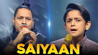 Saiyaan : Aryan x Khailash Kher Performance Reaction Superstar Singer 3