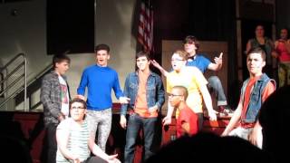 Footloose opening scene..West Babylon High School 2016  FOOTLOOSE