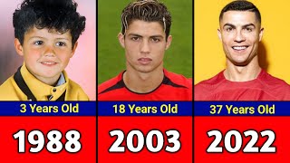 Comparison: Cristiano Ronaldo Face Transformation From 1 Years to 39 Years Old