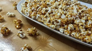 فشار كراميل او جبنة واحلى popcorn ممكن تجهزه لأطفالك 😋