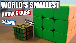 I Solved The WORLD'S SMALLEST Rubik's Cube!