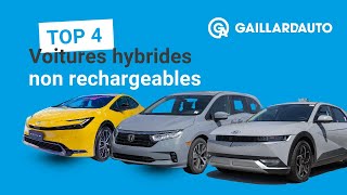 Le top 4 des voitures hybrides non rechargeables