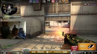 CS:GO - Olofmeister playing FPL on Cache with rain, friberg and others