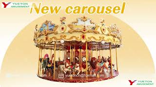 New model carousel installation feedback video.  新款旋转木马安装反馈视频