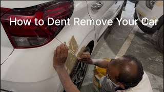 How to remove Dents on your car | In Hyundai service centre | I10 nios car