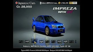 Gran Turismo 4 Subaru WRX STI 02 gameplay