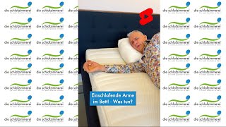 Einschlafende Arme im Bett! - Was tun? | #shorts