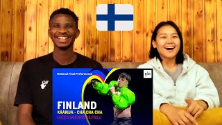 [EUROVISION 2023] | HER FIRST REACTION TO FINLAND'S SONG | "Käärijä - Cha Cha Cha" | SHE WENT CRAZY!