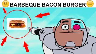 Guys, Look, a BBQ Bacon Burger