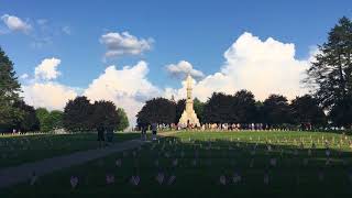 Taps in the Gettysburg National Cemetery, July 3, 2018.