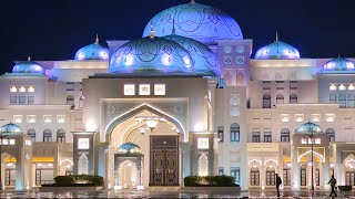 Presidential Palace of UAE #Abu Dhabi #8K #Spectacular light and sound Show #Qasar Al Watan