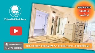 PODNÁJEM byt 2+1 Chomutov ul. Pod Břízami