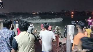 Nimtala Ghat ganga ban !! howrah bridge!!