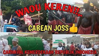 Karnaval kemerdekaan Republik Indonesia desa cabean kraton Pasuruan