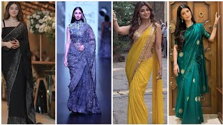 beautiful bollywood actess saree designs/ai art lookbook indian girl saree/ai art model lookbook