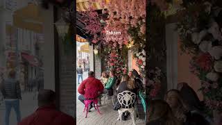 Beautiful cafe in street of istiklal street-Taksim #taksimsquare #cafe #videography #istanbul