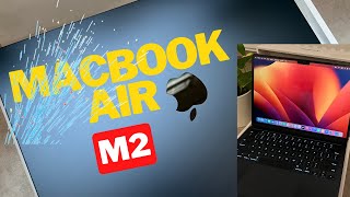 Unboxing Apple Macbook Air M2 Midnight Madness and Setup