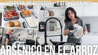 Nuevo HORARIO I Comidas JORNADA PARTIDA I Risotto fácil 🍚 #batchcooking