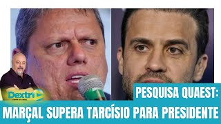 PESQUISA QUAEST: MARÇAL SUPERA TARCÍSIO PARA PRESIDENTE