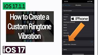 How to set custom vibrations on your iPhone