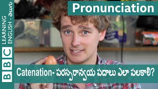 పరస్పరాన్వయ పదాలు - Catenation - Tim's Pronunciation Workshop